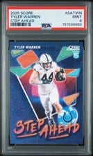 2025 Score Step Ahead Tyler Warren #12 card