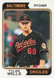 2023 Topps Heritage Base Set Tyler Wells #570 card