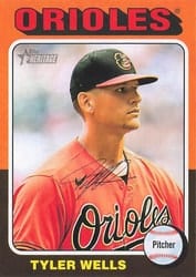 2024 Topps Heritage Mini Base Set Tyler Wells #480 card