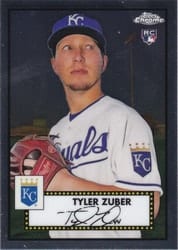 2021 Topps Chrome Platinum Anniversary Base Set Tyler Zuber #127 card