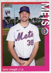 2022 Topps Archives Snapshots Base Set Tylor Megill #15 card