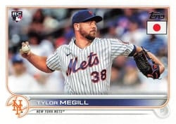 2022 Topps Japan Edition Base Set Tylor Megill #205 card