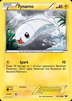 Dark Explorers Tynamo #45 card