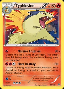 2015 BREAKthrough Typhlosion #20 card