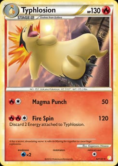 HeartGold & SoulSilver Typhlosion #32 card