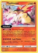 2018 Lost Thunder Typhlosion #42 card