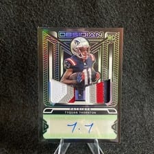 2022 Panini Obsidian Rookie Jersey Ink Tyquan Thornton #RJI-TTH card