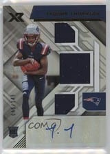 2022 Panini XR Rookie Triple Swatch Autographs Tyquan Thornton #222 card