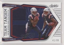 2022 Panini Absolute Team Tandem Materials Tyquan Thornton / Pierre Strong Jr. #TT-TP card