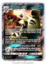 2018 Lost Thunder Tyranitar-GX #121 card