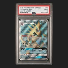 2018 Lost Thunder Tyranitar-GX #203 card