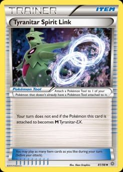 Ancient Origins Tyranitar Spirit Link #81 card