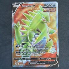 2021 Battle Styles Tyranitar V #154 card