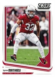 2018 Score Base Set Tyrann Mathieu #6 card