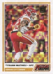 2020 Donruss Action All-Pros Tyrann Mathieu #AAP-TM card