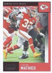 2020 Score Base Set Tyrann Mathieu #141 card