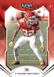 2021 Panini Playoff Base Set Tyrann Mathieu #86 card