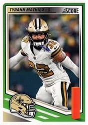 2025 Score Base Set Tyrann Mathieu #96 card