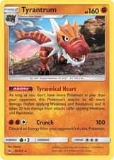 Forbidden Light Tyrantrum #69 card