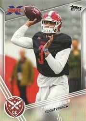 2020 Topps XFL Base Set Tyree Jackson #139 card