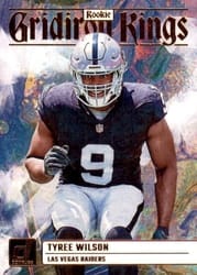 2023 Donruss Rookie Gridiron Kings Tyree Wilson #RGK-3 card