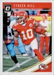 2018 Donruss Optic Base Set Tyreek Hill #51 card