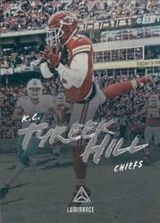 2018 Panini Luminance Base Set Tyreek Hill #30 card