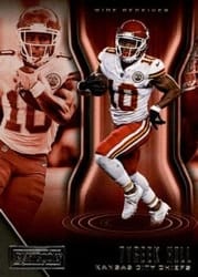 2018 Panini Playbook Base Set Tyreek Hill #34 card