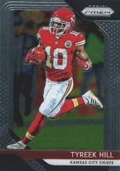 2018 Panini Prizm Base Set Tyreek Hill #103 card