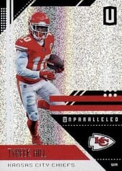 2018 Panini Unparalleled Base Set Tyreek Hill #97 card