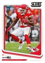 2018 Score Base Set Tyreek Hill #160 card