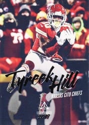 2019 Panini Luminance Base Set Tyreek Hill #2 card