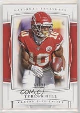 2019 Panini National Treasures Tyreek Hill #42 card