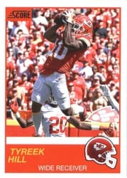2019 Score Base Set Tyreek Hill #4 card