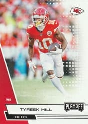 2020 Panini Playoff Base Set Tyreek Hill #82 card