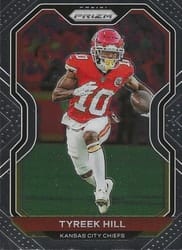 2020 Panini Prizm Base Set Tyreek Hill #120 card