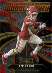 2020 Panini Select Turbocharged Tyreek Hill #T1 card