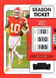 2021 Panini Contenders Base Set Tyreek Hill #48 card