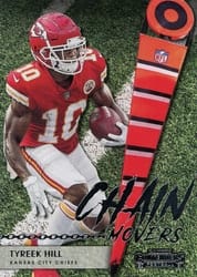 2021 Panini Contenders Chain Movers Tyreek Hill #CM-THI card