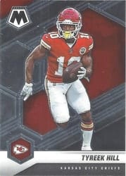 2021 Panini Mosaic Base Set Tyreek Hill #5 card