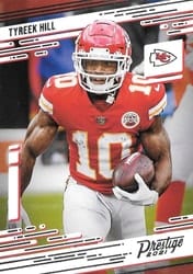 2021 Panini Prestige Base Set Tyreek Hill #88 card