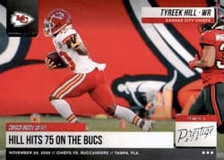 2021 Panini Prestige Highlight Reel Tyreek Hill #HR-TH card