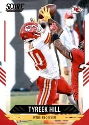 2021 Score Base Set Tyreek Hill #2 card