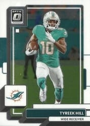 2022 Donruss Optic Base Set Tyreek Hill #122 card