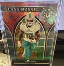 2022 Panini Mosaic Glass Mosaic Tyreek Hill #GM-20 card