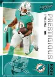 2022 Panini Prestige Prestigious Pros Tyreek Hill #PP-7 card