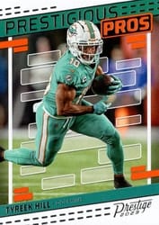 2023 Panini Prestige Prestigious Pros Tyreek Hill #13 card