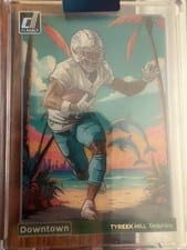 2024 Clearly Donruss Downtown Tyreek Hill #3 card