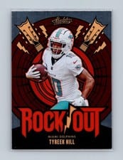 2024 Panini Absolute Rock Out Tyreek Hill #RO-THL card