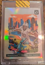 2024 Panini Donruss Downtown Tyreek Hill #3 card